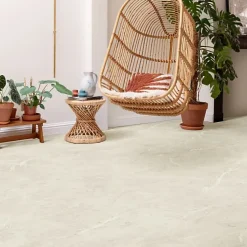 Décoweb Lino Sol Vinyle Pvc<Sol Vinyle Inspiration - Effet marbre clair - Rouleau de 4m x 3m
