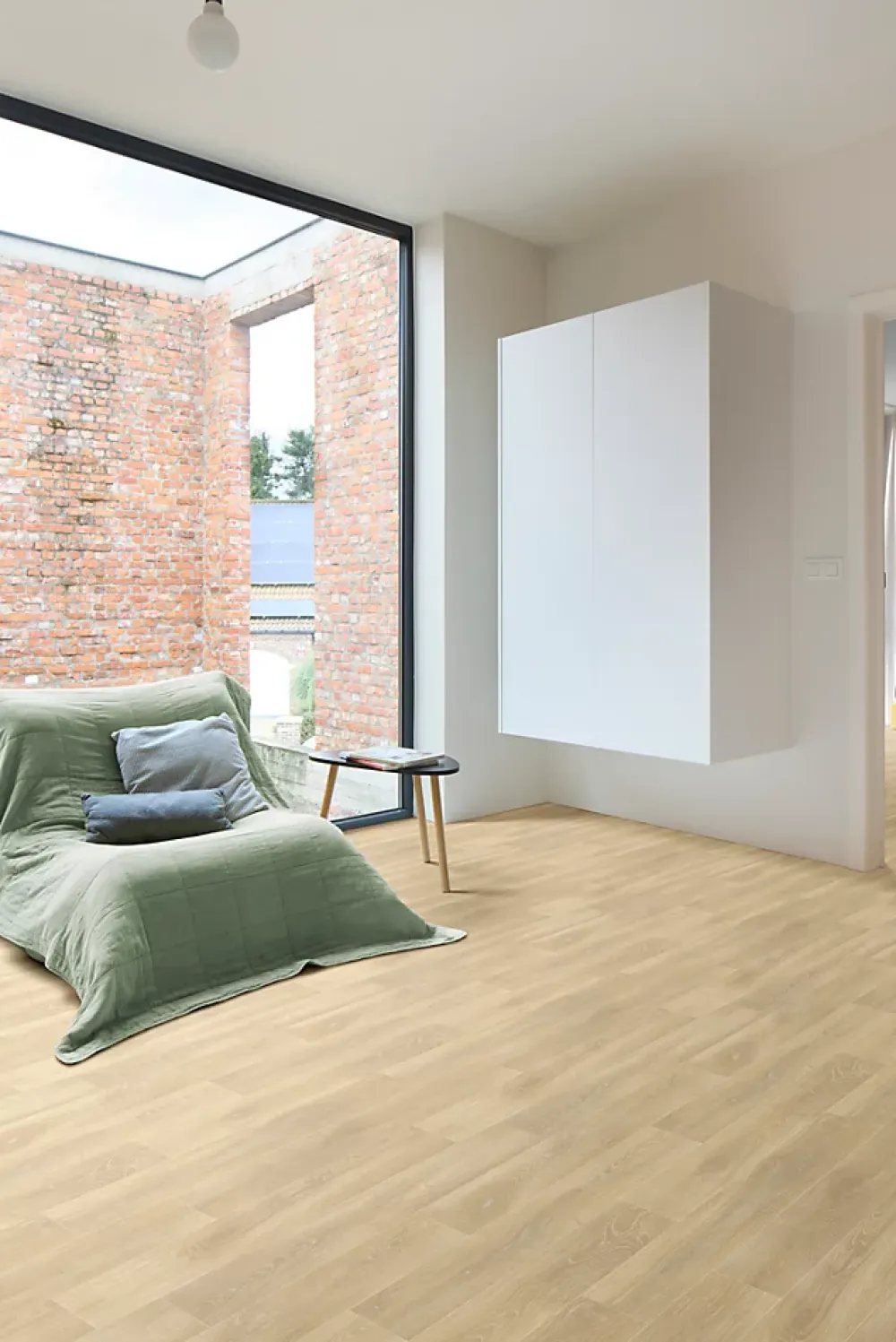 Beauflor Sol vinyle rouleau Silvertex pin oak effet bois clair L.4m- Lino Sol Vinyle Pvc