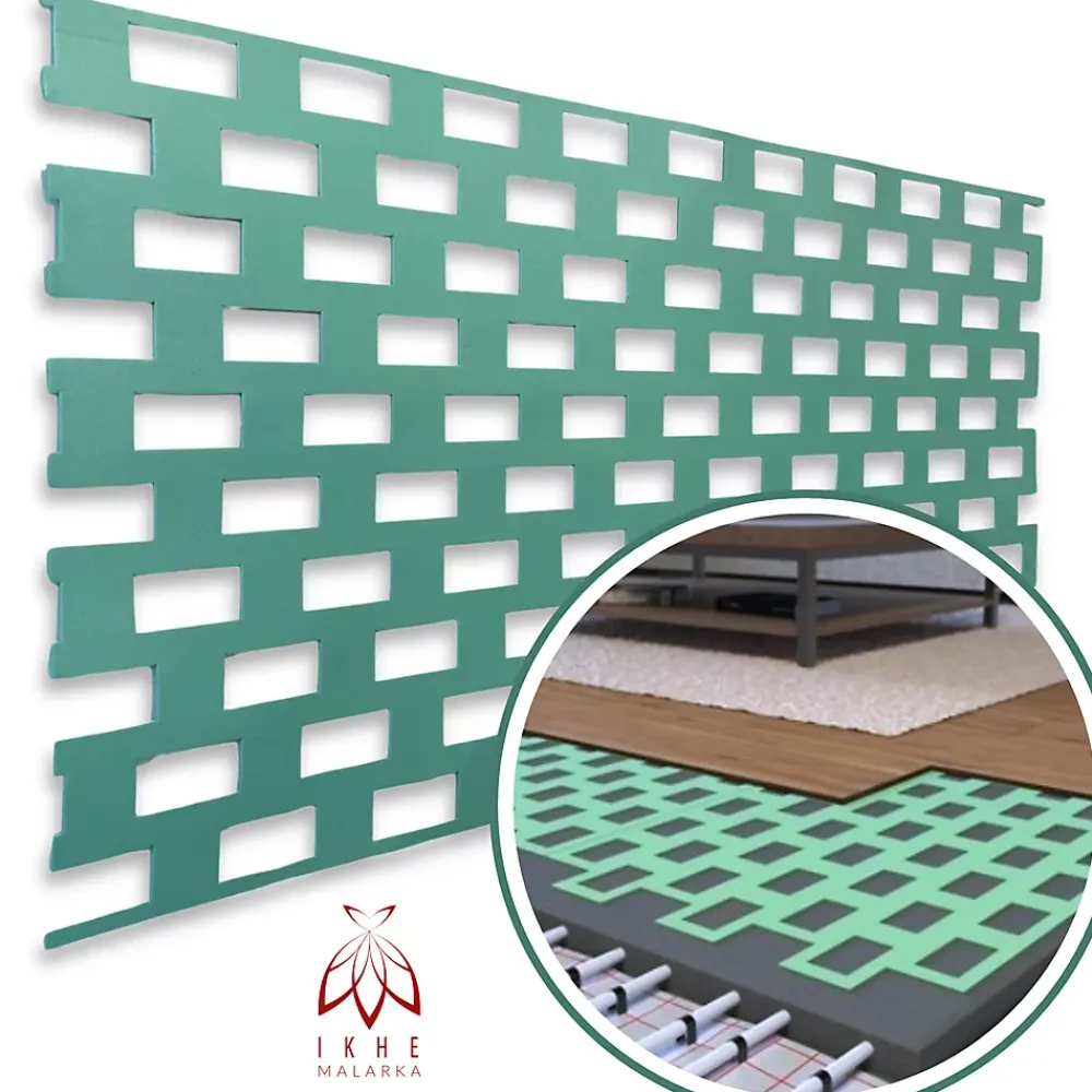 Ikhemalarka Sous-Couche Parquet Et Stratifié|Sous-Couche Sol Pvc<Sous-couche isolation sol chauffage au sol Thermo Base 2,5 mm 30 m2 (60 plaques) pour parquet et stratifié