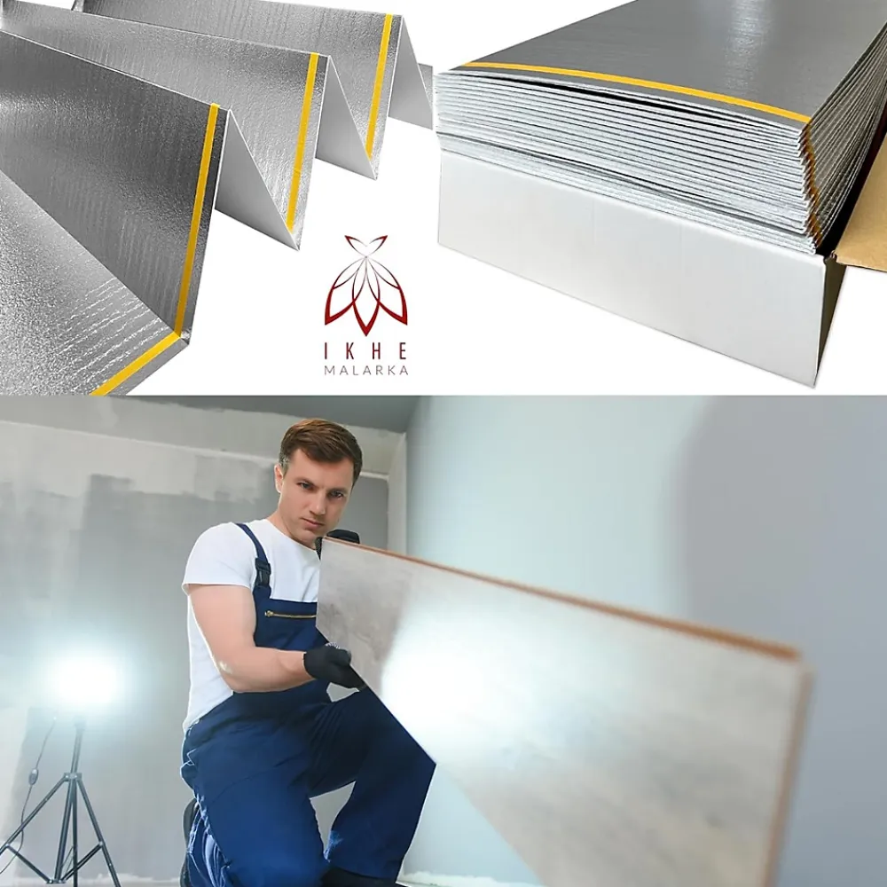 Ikhemalarka Sous-Couche Parquet Et Stratifié|Sous-Couche Sol Pvc<Sous-couche sol vinyle LVT 10m2 isolation phonique thermique resistance pression 400 kPa