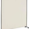 Giantex Séparateur de Pièce 184 x 184 cm, Paravent de Confidentialité sur roulettes, Paravent Autoportant pour Salon, Chambre, Blanc- Cloison Amovible