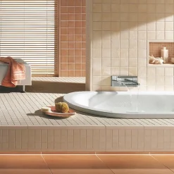 Jasba Mosaïque Pour Douche<Série SENJA effet bois structuré - 5 x 5 SENJA Blanc Naturel mat