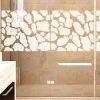 Ambiance Sticker Film Occultant Pour Vitrage<Sticker porte de douche Motif peau de girafe 45 x 150 cm