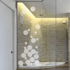 Ambiance Sticker Film Occultant Pour Vitrage<Sticker porte de douche Petites bulles de savon 95 X 35 cm