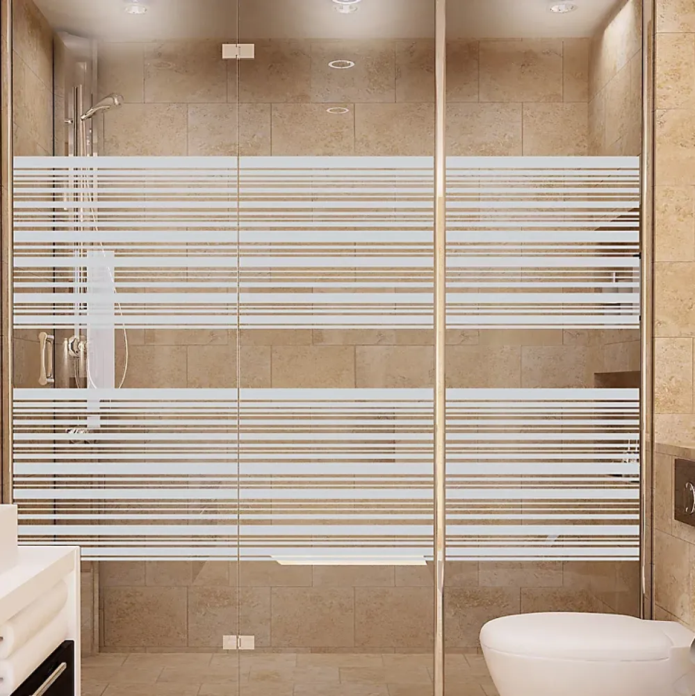 Ambiance Sticker Film Occultant Pour Vitrage<Sticker vitres lignes horizontales 55x200cm 55 x 200 cm