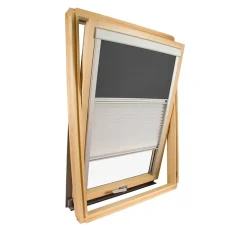 Avosdim Store De Fenêtre De Toit<Store Duo compatible fenêtre de toit VELUX pour dimension MK08 - Gris anthracite