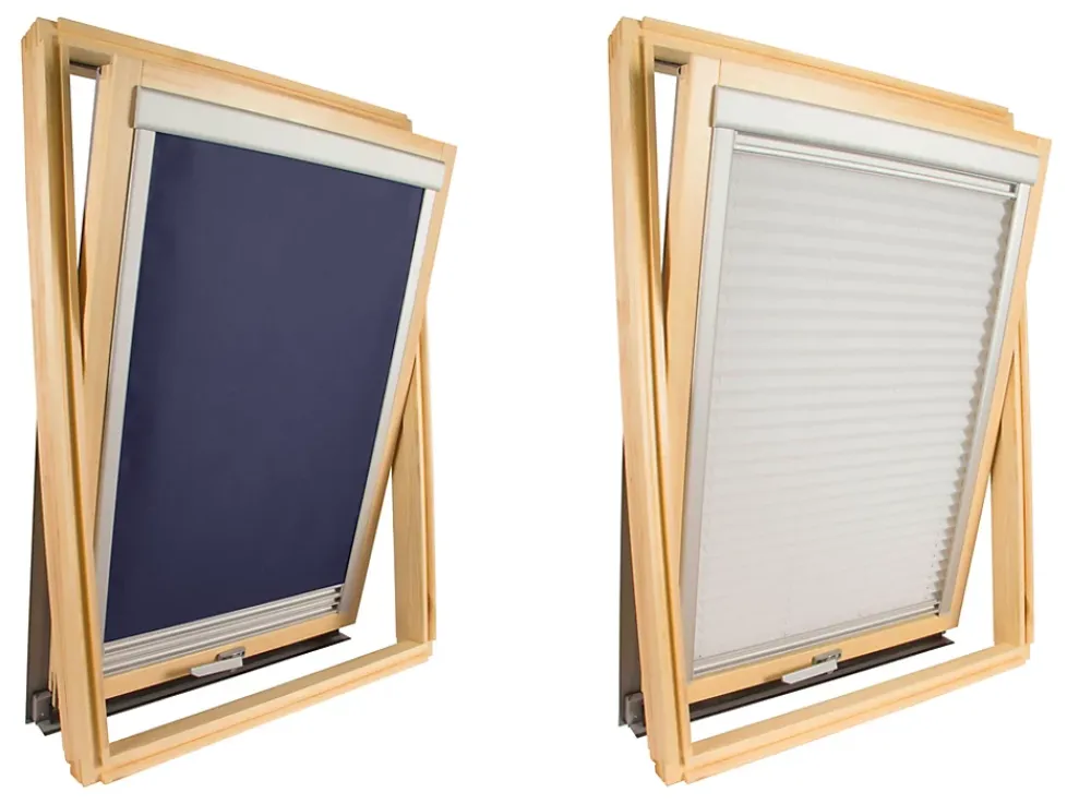 Avosdim Store De Fenêtre De Toit<Store Duo compatible fenêtre de toit VELUX pour dimension S06, 4, 606 - Gris anthracite