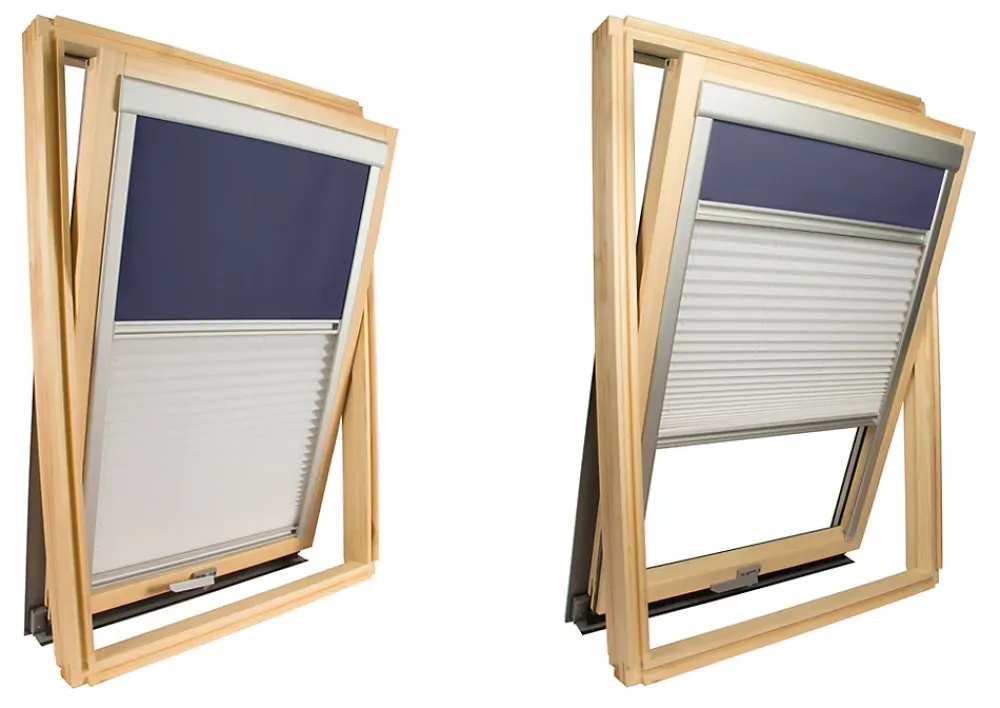 Avosdim Store De Fenêtre De Toit<Store Duo compatible fenêtre de toit VELUX pour dimension SK08 - Gris anthracite