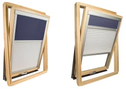 Avosdim Store De Fenêtre De Toit<Store Duo compatible fenêtre de toit VELUX pour dimension 304, 1, M04 - Gris anthracite