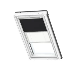 Velux Store duo fenêtre de toit DFD M04 noir- Store De Fenêtre De Toit