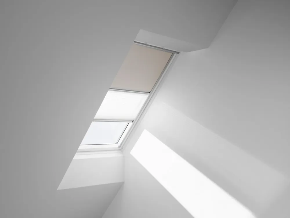 Velux Store duo fenêtre de toit DFD U04 beige- Store De Fenêtre De Toit