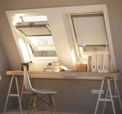 Avosdim Store De Fenêtre De Toit<Store isolant compatible fenêtre de toit VELUX pour dimension 7 ou 804 ou U04 - Blanc