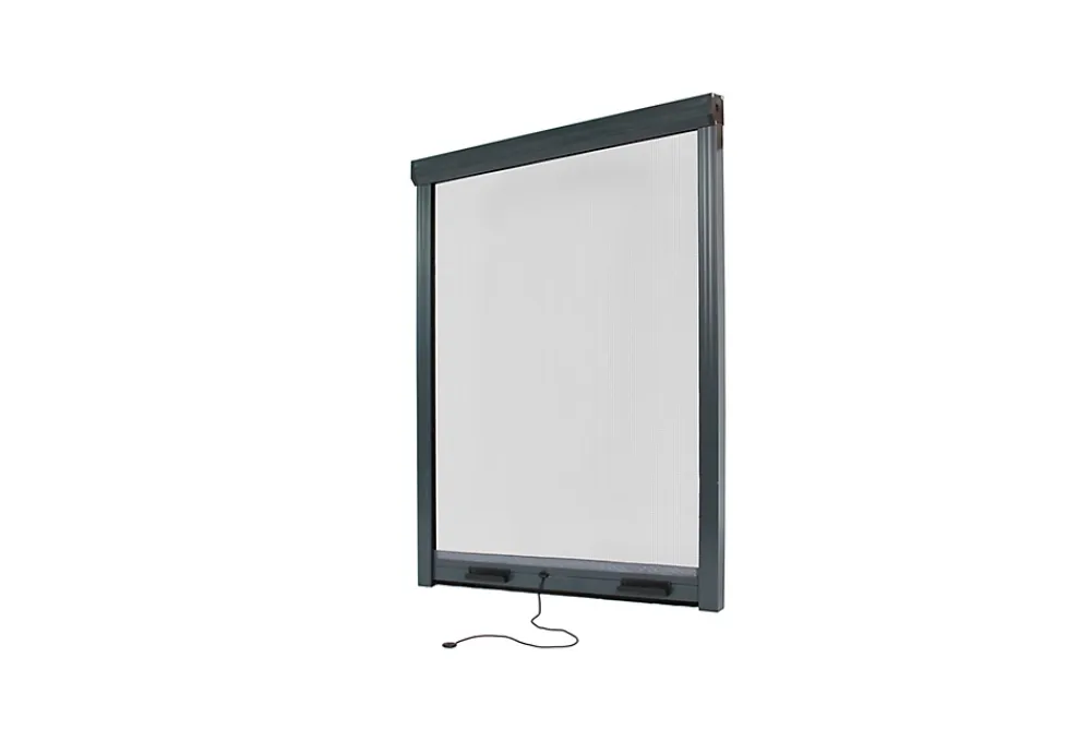 Avosdim Moustiquaire Pour Fenêtre<Store Moustiquaire ALU recoupable - L125 x H160cm - Gris Anthracite
