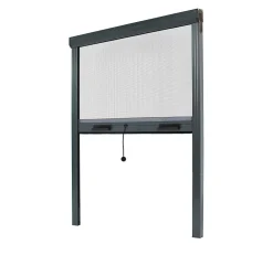 Avosdim Moustiquaire Pour Fenêtre<Store Moustiquaire ALU recoupable - L100 x H160cm - Gris Anthracite