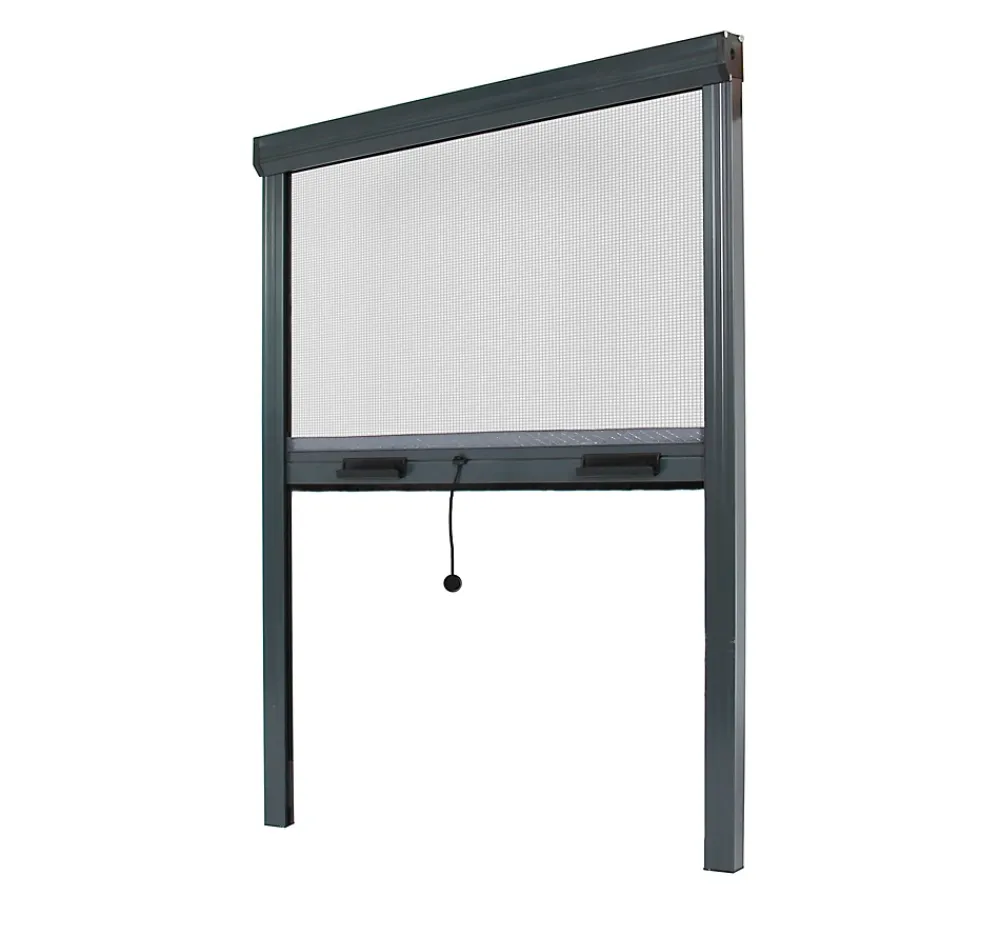 Avosdim Moustiquaire Pour Fenêtre<Store Moustiquaire ALU recoupable - L100 x H160cm - Gris Anthracite