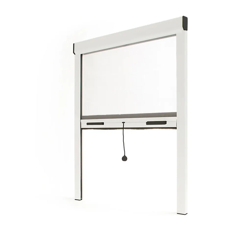Avosdim Moustiquaire Pour Fenêtre<Store moustiquaire ALU recoupable - L150 x H230cm - Blanc