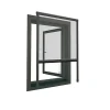 Store moustiquaire enroulable anthracite pour fenêtre 125 x 170 cm- Moustiquaire Pour Fenêtre