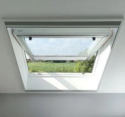 Avosdim Moustiquaire Pour Fenêtre<Store Moustiquaire Plissé pour Fenêtre de Toit - L140 x H170cm