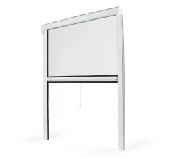 Avosdim Moustiquaire Pour Fenêtre<Store Moustiquaire PVC recoupable - L130 x H160cm - Blanc