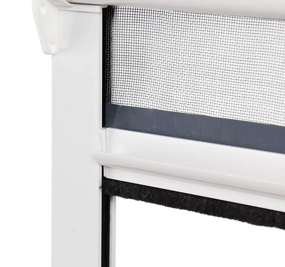 Avosdim Moustiquaire Pour Fenêtre<Store Moustiquaire PVC recoupable - L130 x H160cm - Blanc