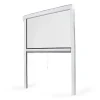 Avosdim Moustiquaire Pour Fenêtre<Store Moustiquaire PVC recoupable - L80 x H130cm - Blanc