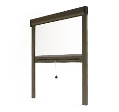 Avosdim Moustiquaire Pour Fenêtre<Store Moustiquaire Recoupable LUXE - L80 x H100cm - Bronze