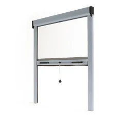Avosdim Moustiquaire Pour Fenêtre<Store Moustiquaire Recoupable LUXE - L150 x H160cm - Argent