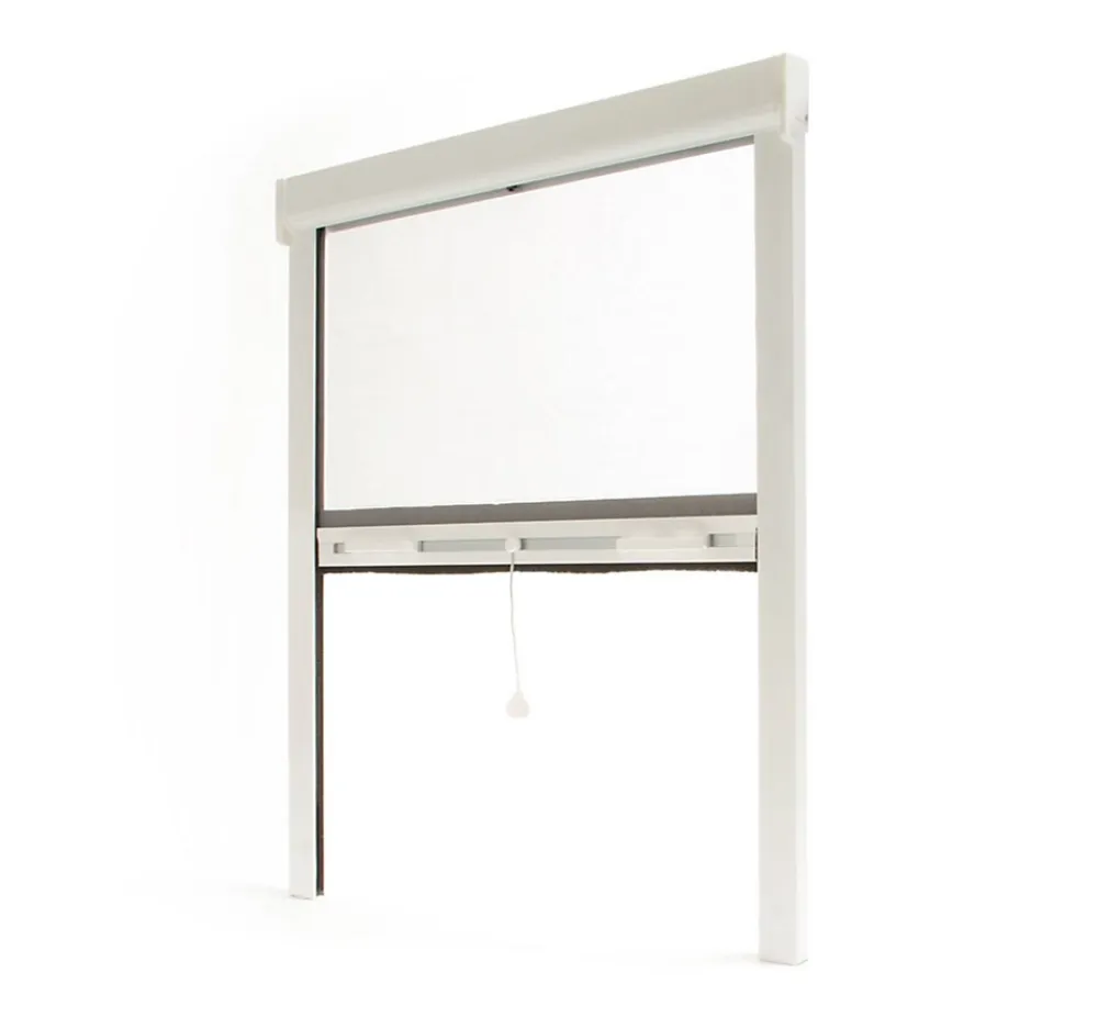 Avosdim Store Moustiquaire Recoupable LUXE - L150 x H160cm - Blanc- Moustiquaire Pour Fenêtre