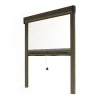 Avosdim Moustiquaire Pour Fenêtre<Store Moustiquaire Recoupable LUXE - L125 x H160cm - Bronze