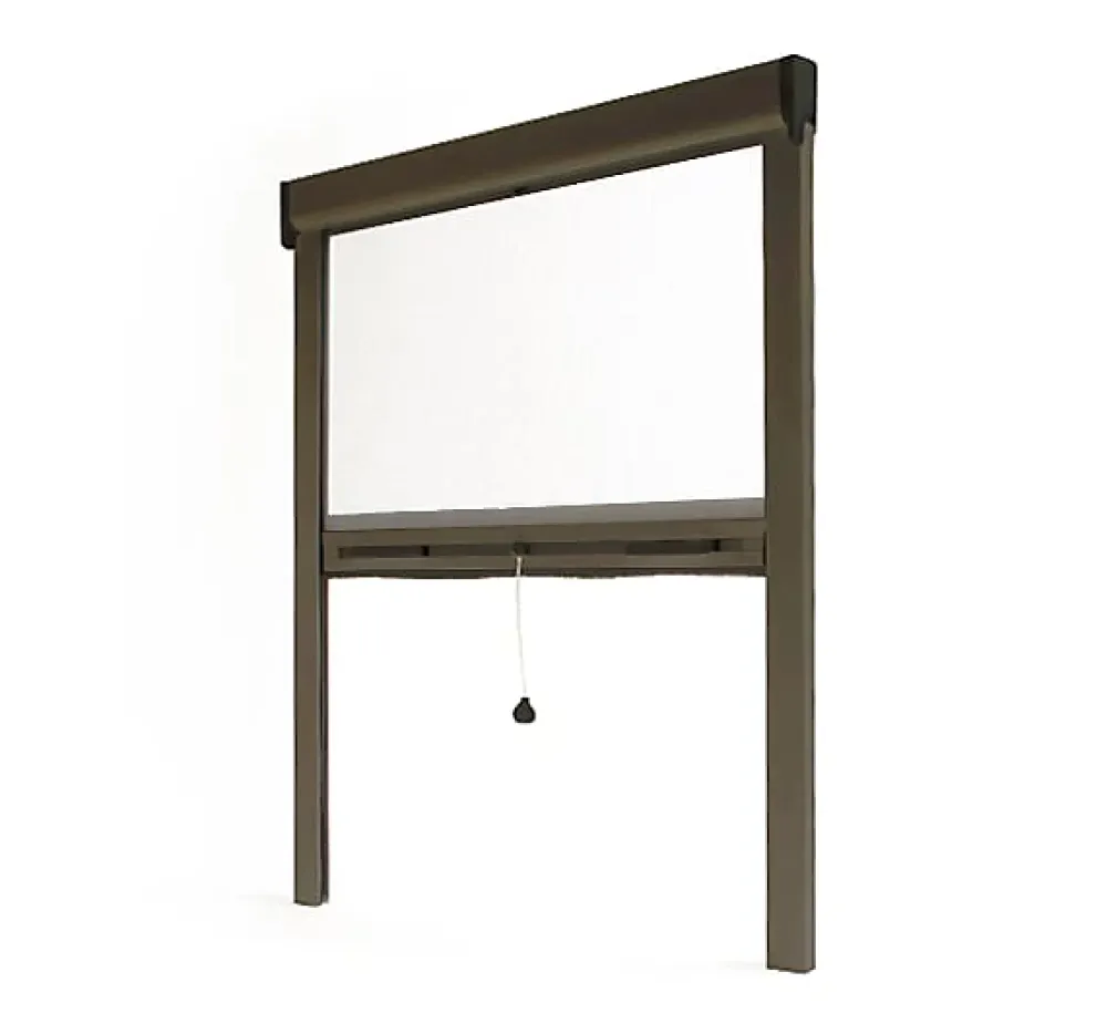 Avosdim Moustiquaire Pour Fenêtre<Store Moustiquaire Recoupable LUXE - L125 x H160cm - Bronze