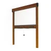 Avosdim Store Moustiquaire Recoupable LUXE - L125 x H160cm - Chêne Dôré- Moustiquaire Pour Fenêtre