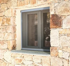 Avosdim Moustiquaire Pour Fenêtre<Store Moustiquaire Recoupable LUXE - L80 x H100cm - Argent