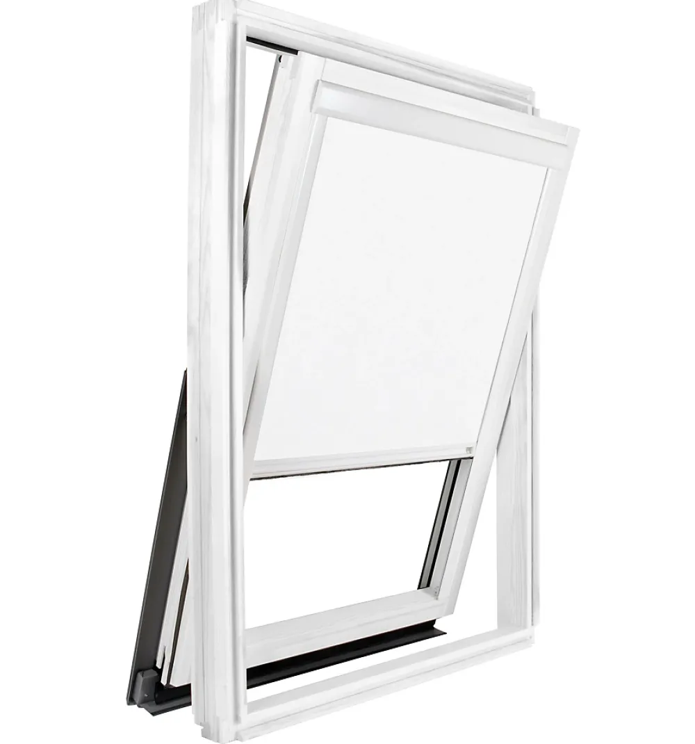 Avosdim Store occultant compatible fenêtre de toit VELUX pour dimension UK08 - Blanc- Store De Fenêtre De Toit