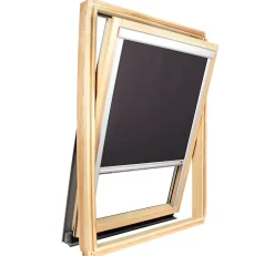 Avosdim Store occultant pour fenêtre de toit ROTO - Noir - avec un vitrage de H 103,5 x 100 cm- Store De Fenêtre De Toit