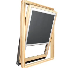 Avosdim Store occultant pour fenêtre de toit ROTO - Gris Anthracite - avec un vitrage de H 103,5 x 100 cm- Store De Fenêtre De Toit
