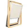 Avosdim Store occultant pour fenêtre de toit ROTO - Beige - avec un vitrage de H 63,5 x 40 cm- Store De Fenêtre De Toit