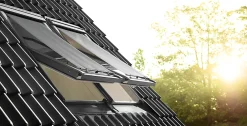 Velux Store pare-soleil extérieur fenêtre de toit MHL 5060 CK00 gris- Store De Fenêtre De Toit