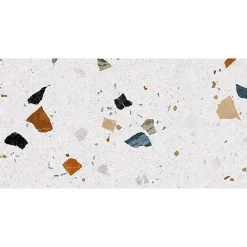 Eiffel art construction Carrelage Sol Effet Terrazzo<STRACCIATELLA NACAR - Carrelage aspect terrazzo coloré 60x120 cm(vendu par boite 1.44m2)