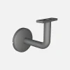 Kordo Support pour main courante murale aluminium gris, Opalu- Accessoire D'Escalier