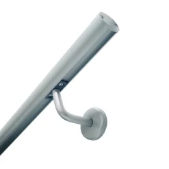 Kordo Support pour main courante murale aluminium gris, Opalu- Accessoire D'Escalier