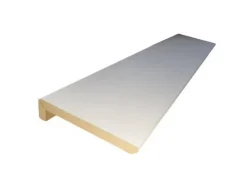 Plinthe Bois|Plinthe Bois<Surplinthe MDF prépeint blanc 244 x 10 cm, ép.22 mm