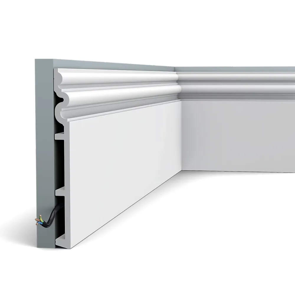 Orac Decor Plinthe Pour Parquet Et Stratifié<SX193 AUTOIRE Plinthe - 25x2,2x200cm (h x p x L) - plinthe décorative polymère Pack 2 pièces
