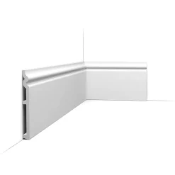 Orac Decor Plinthe Pour Parquet Et Stratifié<SX206 CONTOUR Plinthe - 18 x 1,8 x 200cm (h x p x L) - plinthe décorative polymère Pack 2 pièces