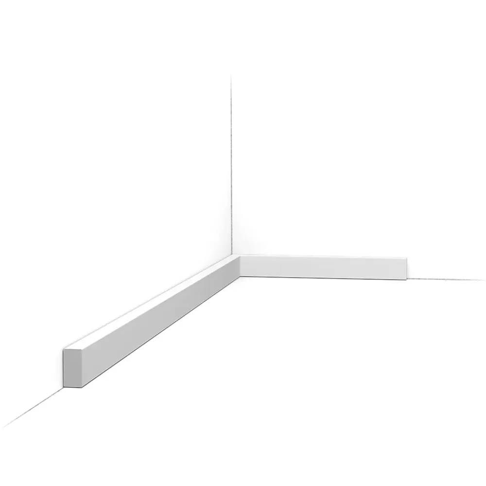 Orac Decor Plinthe Pour Parquet Et Stratifié<SX194 Plinthe - 2 x 1 x 200cm (h x p x L) - plinthe décorative polymère Pack 2 pièces