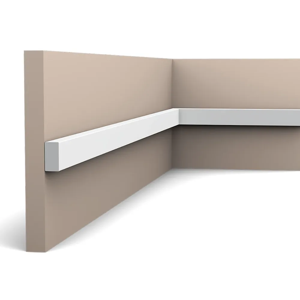 Orac Decor Plinthe Pour Parquet Et Stratifié<SX194 Plinthe - 2 x 1 x 200cm (h x p x L) - plinthe décorative polymère Pack 2 pièces