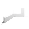 Orac Decor Plinthe Pour Parquet Et Stratifié<SX184 Plinthe - 11x1,3x200cm (h x p x L) - plinthe décorative polymère Pack 2 pièces / RAL9003