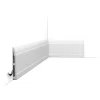 Orac Decor SX104 Plinthe - 15x1,5x200cm (h x p x L) - plinthe décorative polymère Carton 8 pièces- Plinthe Pour Parquet Et Stratifié