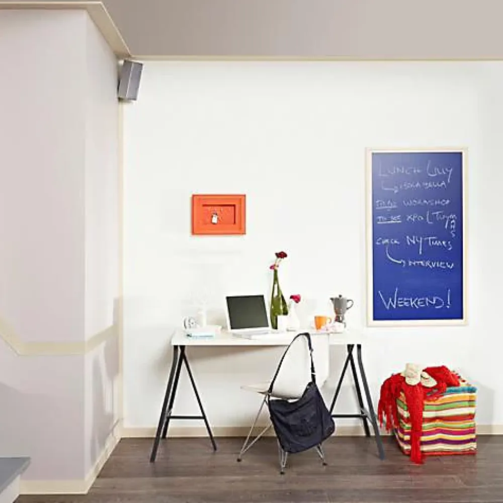 Orac Decor Plinthe Pour Parquet Et Stratifié<SX163 Plinthe - 10x1,3x200cm (h x p x L) - plinthe décorative polymère Carton 8 pièces / RAL9003