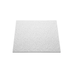 Decoflair Moulure Et Rosace De Plafond<T107 Dalle de plafond Polystyrène expansé 10 x 500 x 500 - 8 pièces