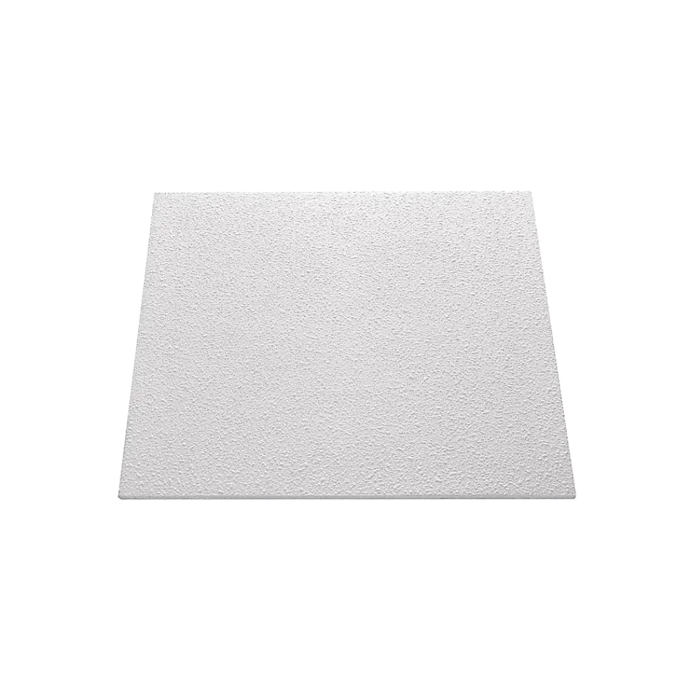 Decoflair Moulure Et Rosace De Plafond<T148 Dalle de plafond Polystyrène expansé 10 x 500 x 500 - 8 pièces